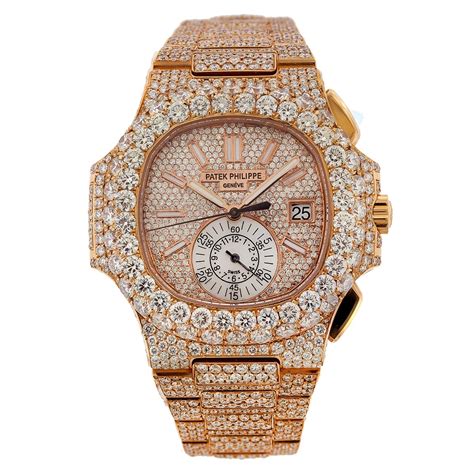 iced out patek philippe watches.